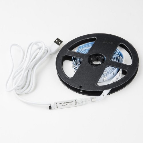 Комплект светодиодной ленты через USB с ДУ 5В Uniel ULS-U12 RUA02C24 3М RGB IP20 картинка 